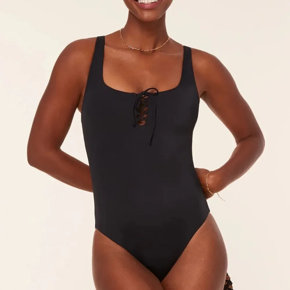 Andie‎ The Macao One Piece Swimsuit Black size XS NWT